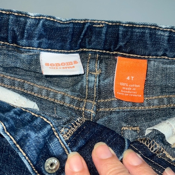 Dinosaur Sweater with Sonoma Jeans Bundle Size 4T - Picture 3 of 9